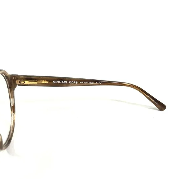 Michael Kors Eyeglasses Frames MK4041 3235 Kat Brown Round Full Rim 51-17-135 - Picture 7 of 11